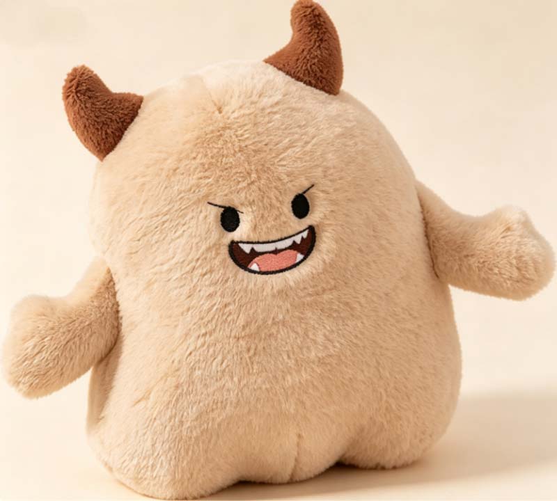 Cute Halloween Little Devil Plush Toy - Ultra-Soft 18cm/24cm Devil Horns Cushion